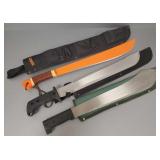 3 machetes incl Marbles 24"L