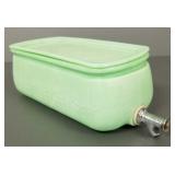 Vintage jadeite glass refrigerator water cooler
