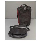 2 pcs Tumi luggage: suitcase & shoulder bag-