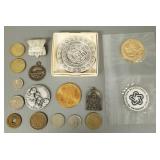 Gp incl 2- .999 silver Medallic Art medallions