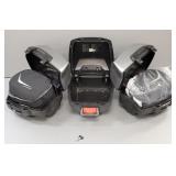 3 BMW R1200 motorcycle hard cases: L & R side