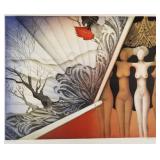 Pencil signed Puigmarti 52/150 lithograph-