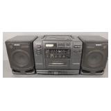 Vintage Sony CFD-530 boom box- CD radio -