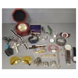 Gp incl silver watch cuff ends, wrist watches,