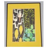 Shiro Kasamatsu signed Japanese woodblock print-