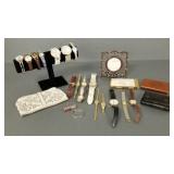 Gp incl watches, compact, dresser frame, etc.