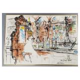 LeRoy Neiman serigraph print "The Stags Head"