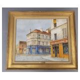 Jean Keime signed oil painting on canvas- Paris