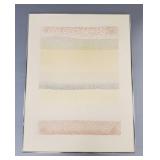 Pencil signed modern work on paper- April-