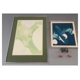3 Dala horses & 2 signed & #"d Carolyn mid-century