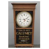 Antique Sessions Calumet advertising wall clock w/