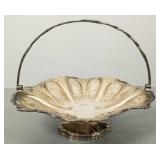 English hallmarked sterling silver pierced footed