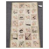 Vintage hooked rug- approx. 3