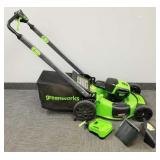 Greenworks 80 volt electric lawn mower- 21",