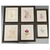 6 Charles Rennie Mackintosh floral prints-