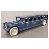 Arcade cast iron 12" toy bus- Fageol Safety Coach