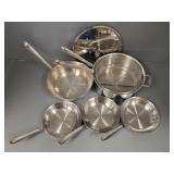 6 pcs All-Clad cookware incl 3 "Ltd" pcs-
