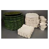 46 pcs French ceramic dinnerware: Antheor,