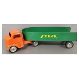 Tonka "Steel Carrier" truck/ trailer set- 21 1/2"L