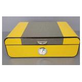 Deco style cigar humidor- 3 3/4"H 11"W 8"D