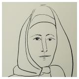Picasso work on paper 'L'Espagnole'