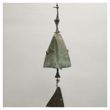 Large Paolo Soleri Cosanti bronze wind bell- 8'H,