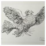 Picasso work on paper 'Colombe Volant'-