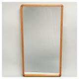 Danish teak mirror- 43 1/4'H 23 1/2'W 3'D