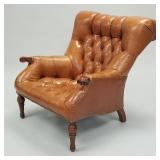 Stickley Leopold leather armchair- 36'H 33'W 38'D