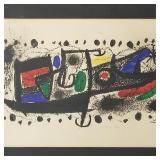 Joan Miro colored litho 'Star Scene' with C.O.A.-