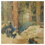 Palenske '26 oil painting on board- landscape with