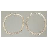 2 N.O.S. sterling silver multi chain link