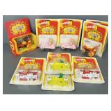 9 Corgi 1979 Muppet Show vehicles w/ figures in