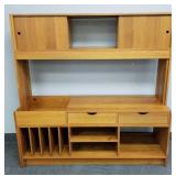 3-piece Danish style teak double-sided modular