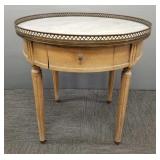 French style marble top bouillotte table (20th C)
