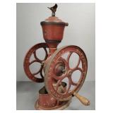 Antique Elgin Store coffee mill w/ eagle finial &