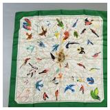 Vintage Gucci Italy silk scarf designed by