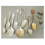 Group incl some sterling silver miniatures,