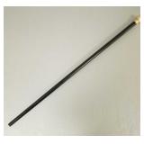 Antique cane w/ ornate gold filled cane top -