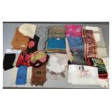 Gp asst. scarves incl cashmere, silk, Jim Thompson