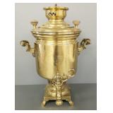 Antique Russian brass samovar- 18'H 12'W