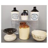 6 pcs mini Red Wing etc pottery incl convention,