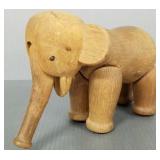 Kay Bojesen Denmark wood jointed elephant- 5'H