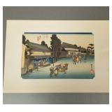 Hiroshige Japanese woodblock print 'Narumi',