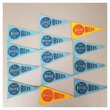 13 mini 1937 Boston Bees felt pennants incl