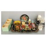 Gp Russian, etc items incl  lacquerware,