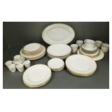 Lg gp asst gold rimmed China incl Mikasa Wheaton &