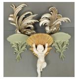 Gp carved wood, etc bracket, shelves & adornments-