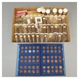 Lg gp Lincoln cents- mostly wheat pennies incl