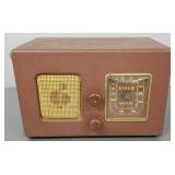 Vintage Eckco Deco radio- 8'H 12 1/2'W 7 1/2'D